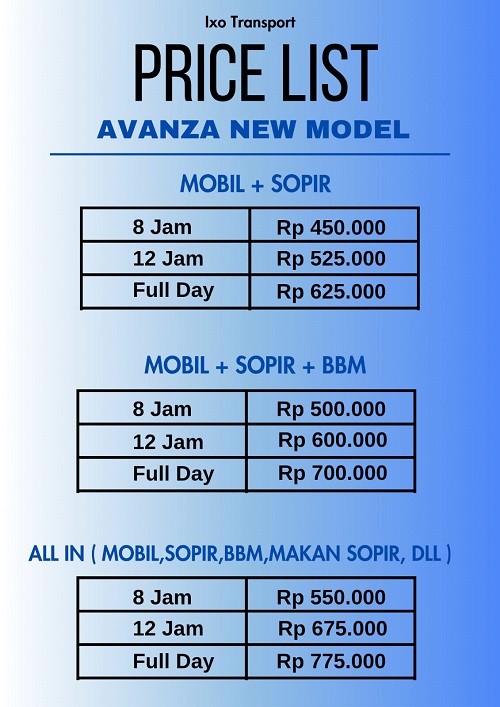 avanza new model